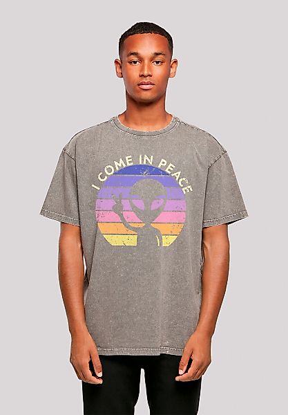 F4NT4STIC T-Shirt "Alien Peace Sunset", Premium Qualität günstig online kaufen