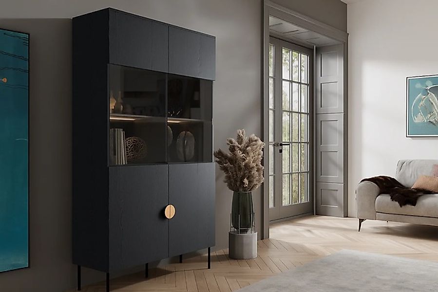 Home affaire Vitrine »BELLOT Vitrineschrank mit 2 Türen, verglast, mit viel günstig online kaufen