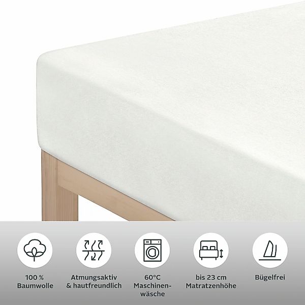 andas Spannbettlaken Greta in Gr. 90x200, günstig online kaufen