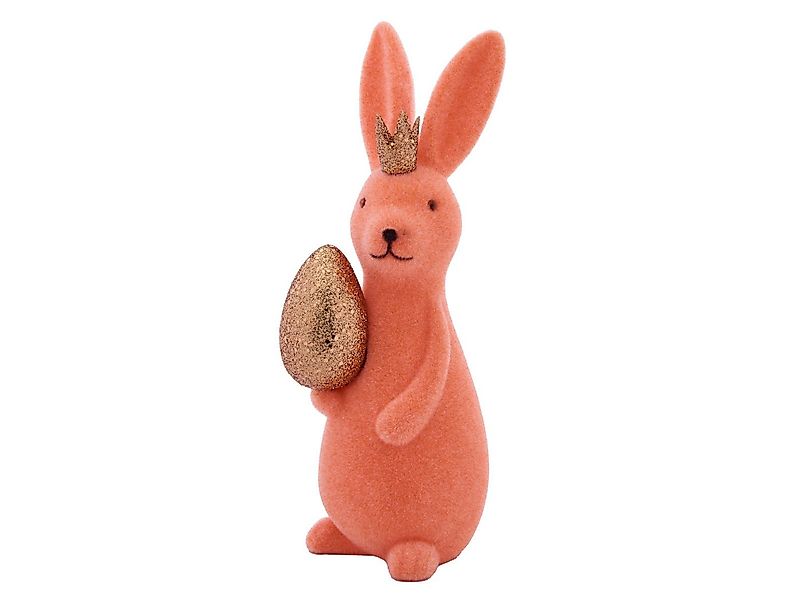 Werner Voß Dekofigur Hase mit Ei rosa 10x7x21 cm günstig online kaufen