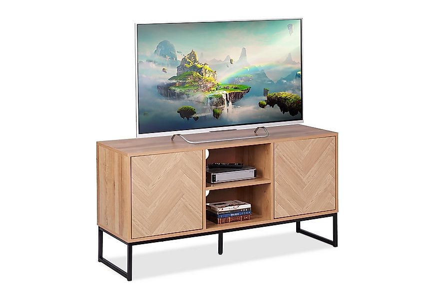 relaxdays TV-Board TV Lowboard Retro-Design günstig online kaufen