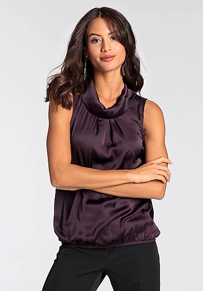 Laura Scott Blusentop aus Satin und günstig online kaufen