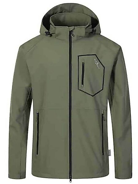 Blue Wave Softshelljacke Louis Herren Jacke Louis mit verstellbarer Kapuze günstig online kaufen