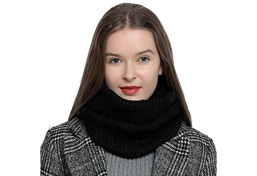 Schal Damen Winterschal Rundschal Schal, (1-St), Schlauchschal, warm und we günstig online kaufen