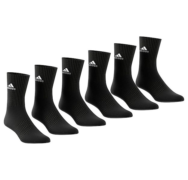 adidas Performance Sportsocken Crew Cushion schwarz - 6 Paar günstig online kaufen