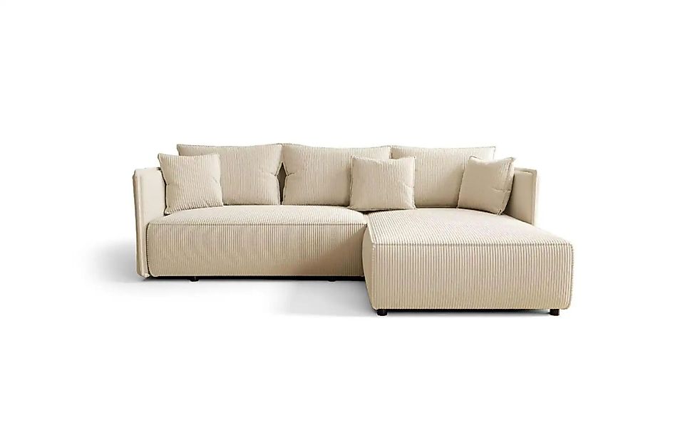 Ecksofa mit Schlaffunktion Milano ¦ beige ¦ Maße (cm): B: 245 H: 85 Polster günstig online kaufen