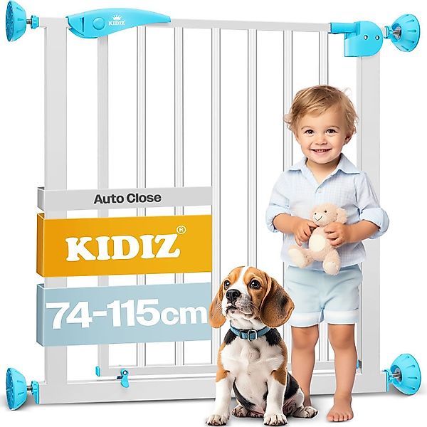 KIDIZ Türschutzgitter, Türschutzgitter Absperrgitter Treppengitter Kindergi günstig online kaufen