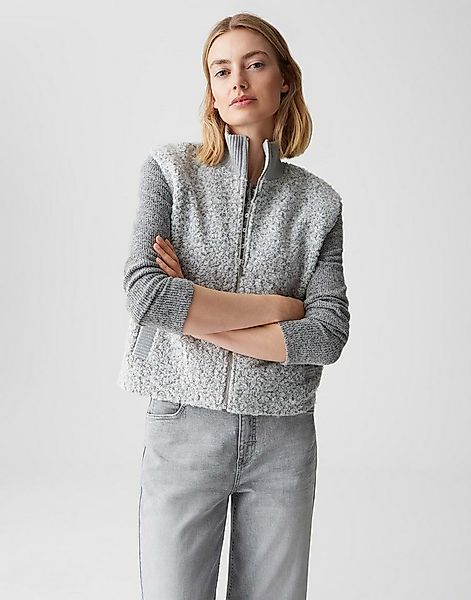 OPUS Sweatweste GULUNI Regular Fit in Bouclé Optik günstig online kaufen