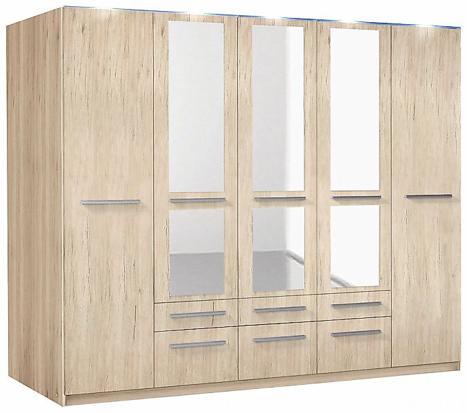 priess Kleiderschrank "Schrank Garderobe Wäscheschrank Barcelona in 5 Breit günstig online kaufen
