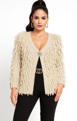 Worldclassca Cardigan WORLDCLASSCA Strickjacke Cardigan Fransen günstig online kaufen