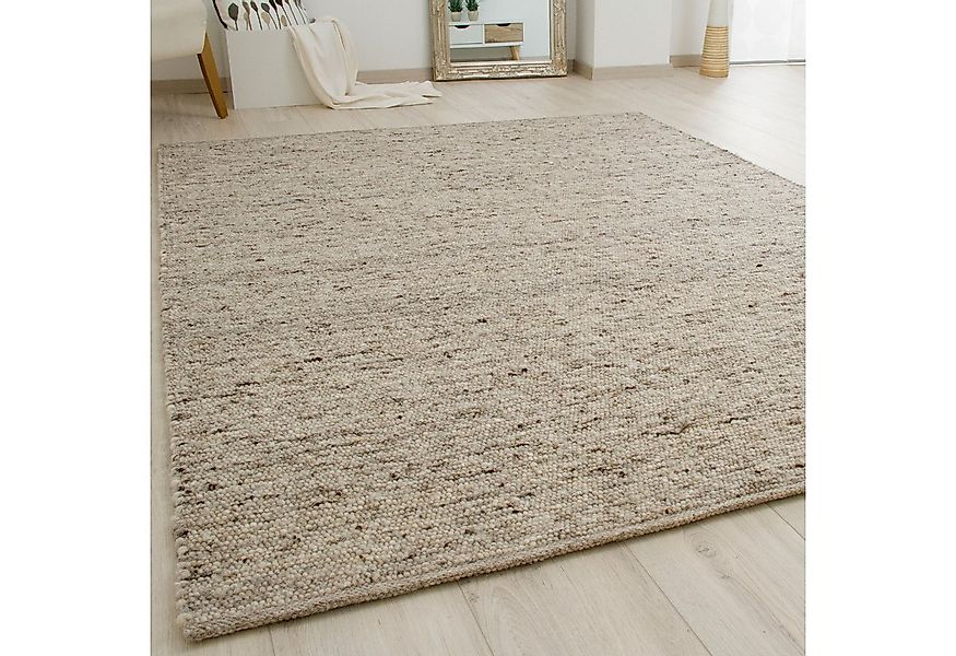 Steffensmeier Wollteppich Birgsau, Rechteckig, Handwebteppich, Handweb Tepp günstig online kaufen