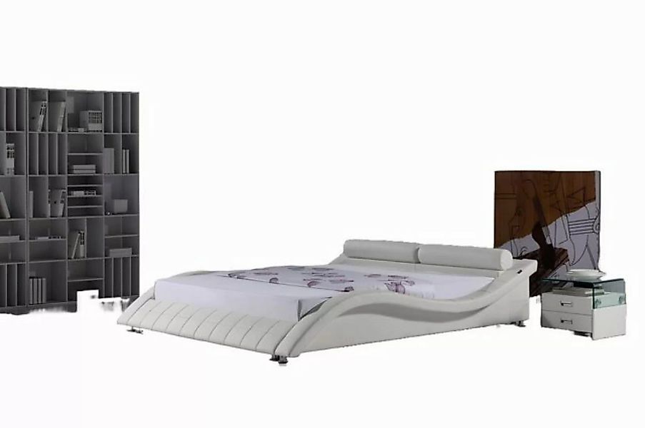 JVmoebel Bett Schlafzimmer Bett Moderne Geschwungene Betten Design Doppel 1 günstig online kaufen