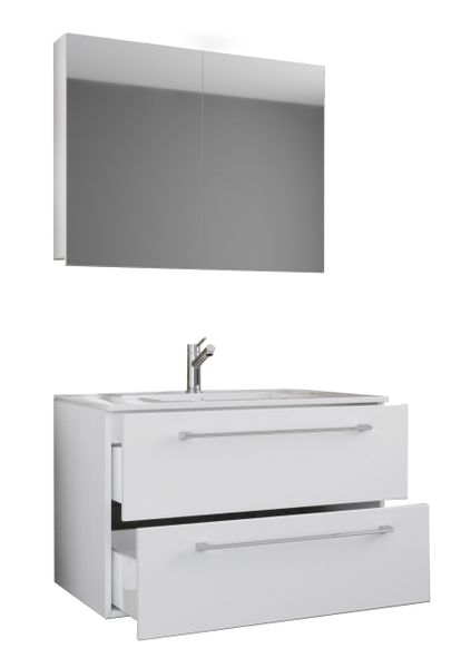 VCM Waschtisch 3-tlg. Waschplatz Waschtisch Badinos günstig online kaufen