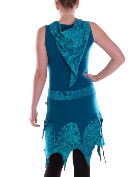 Vishes Sommerkleid Damen Kleid Baumwolle Blumen-Muster günstig online kaufen