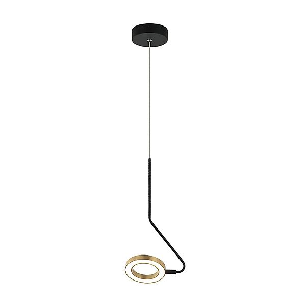 LED-Pendellampe 22045 Arm beweglich weiß matt/gold günstig online kaufen