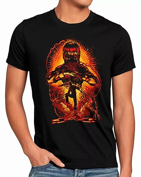 style3 Print-Shirt Herren T-Shirt Devil Supremacy denji anime cosplay chain günstig online kaufen