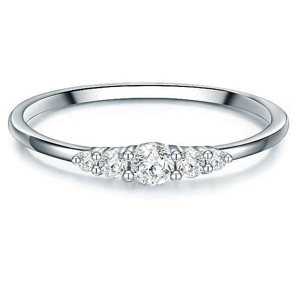Trilani Silberring silber, mit Zirkonia günstig online kaufen