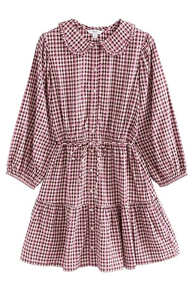 Next Minikleid Mini-Hemdkleid mit Bindegürtel und Kragen (1-tlg) günstig online kaufen