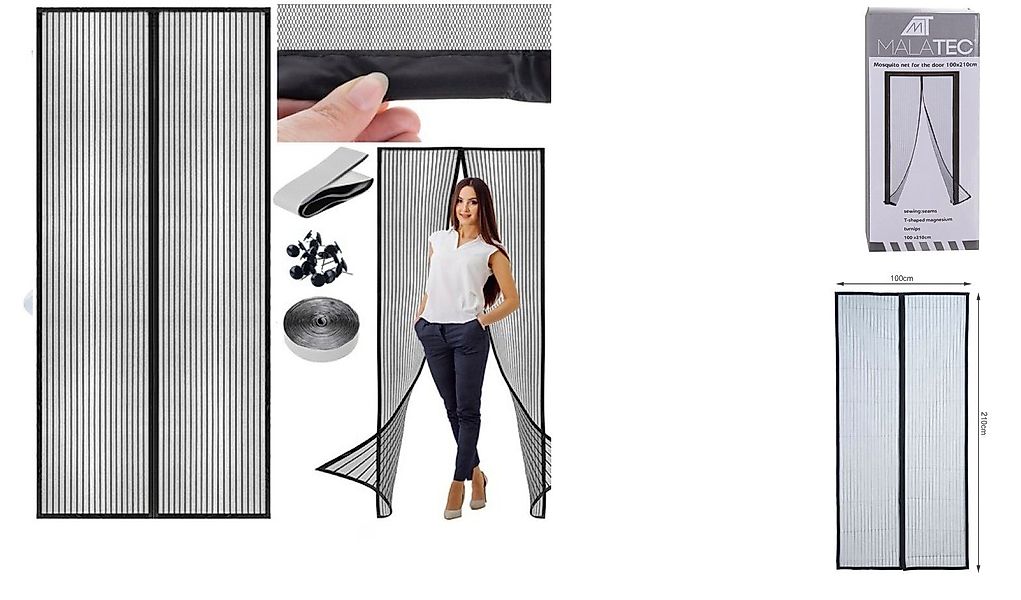 ISO TRADE Insektenschutz-Fensterrahmen Magnet Fliegengitter Tür günstig online kaufen