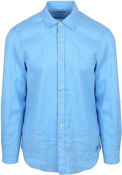 Scotch and Soda Leinenhemd Blau - Größe L günstig online kaufen