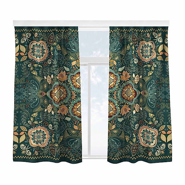 Bilderdepot24 Vorhang Gardine Muster Boho Muster günstig online kaufen