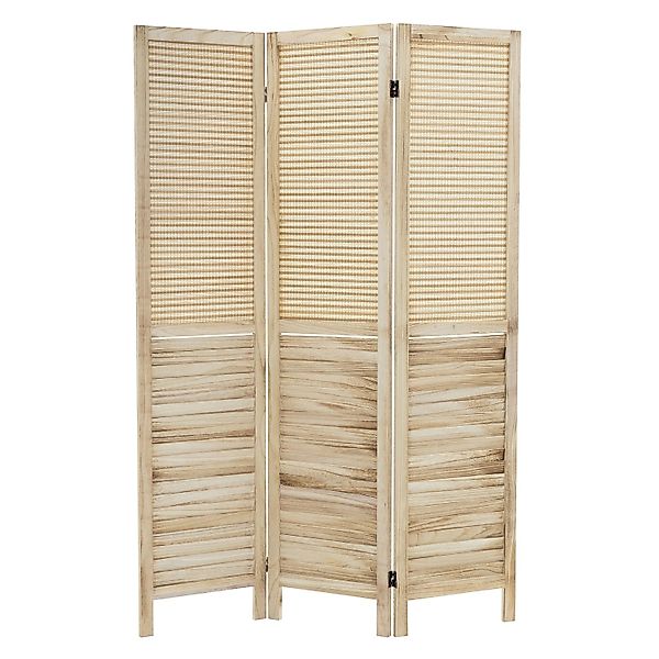 ML-Design Paravent 3-Teilig Osaka Natur 170x121 cm aus Bambus günstig online kaufen