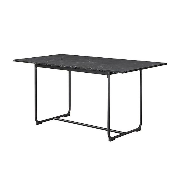 B&D home Esstisch LIO, Metallgestell schwarz oder weiß, ausziehbar, 4-6 Per günstig online kaufen
