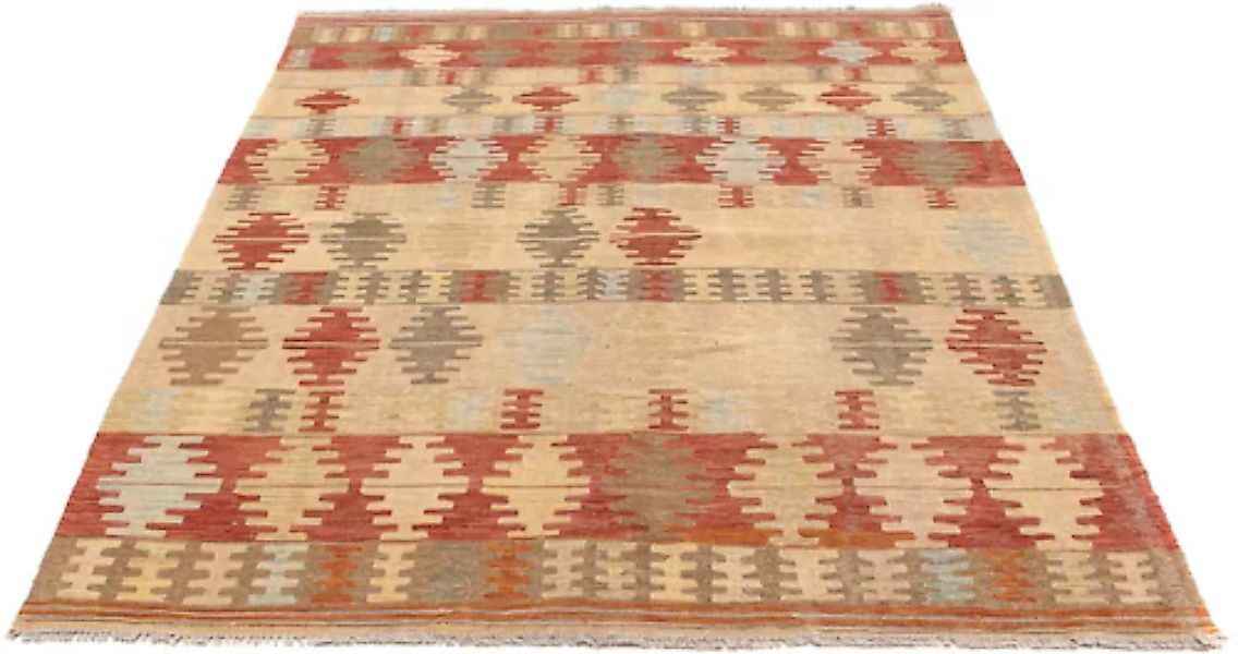 morgenland Wollteppich »Kelim - Oriental - 196 x 152 cm - mehrfarbig«, rech günstig online kaufen