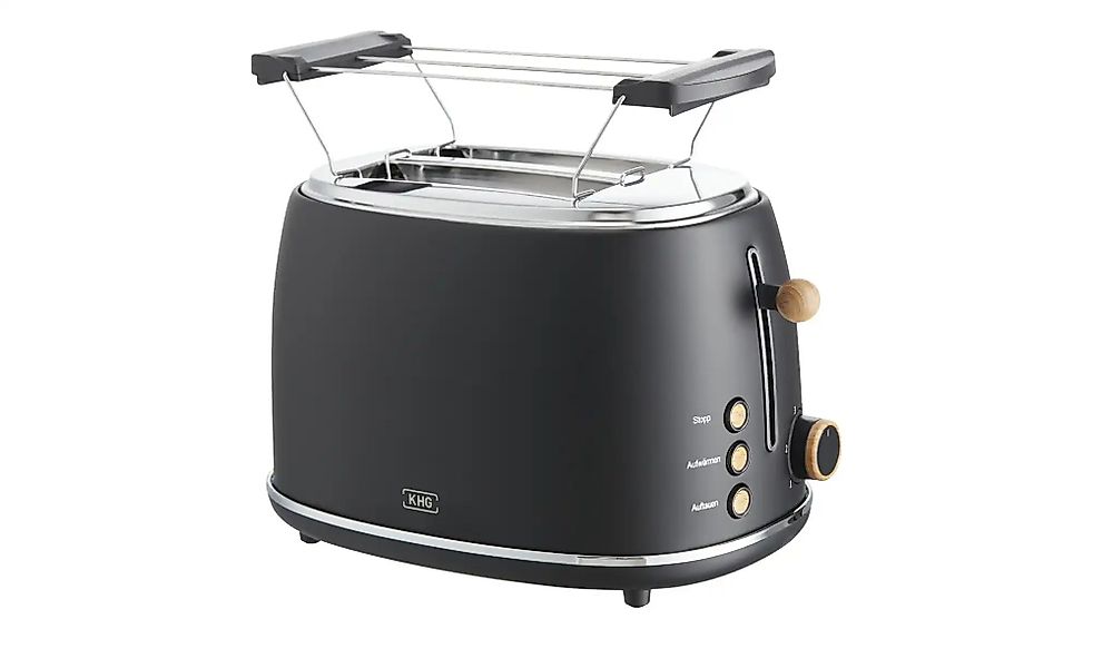 KHG Toaster  TO-850 MSH ¦ schwarz ¦ Edelstahl,Metall,Kunststoff ¦ Maße (cm) günstig online kaufen