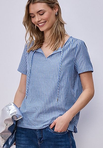 STREET ONE Shirtbluse mit Streifen Muster günstig online kaufen