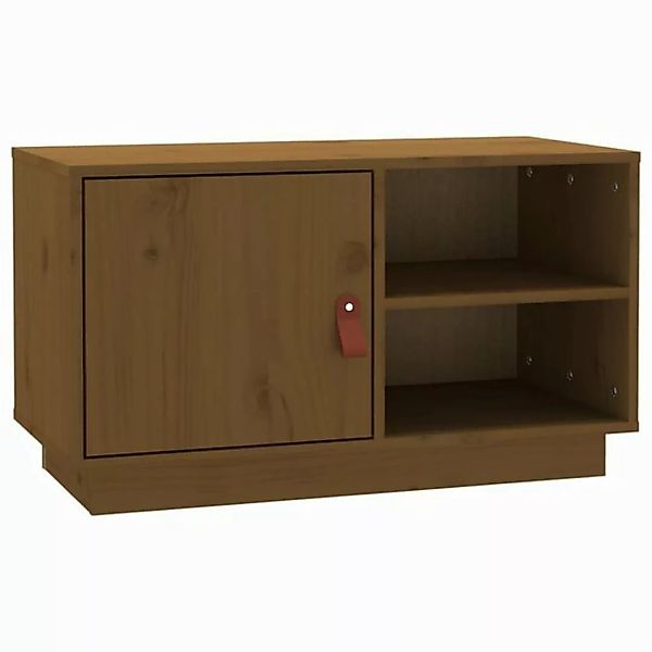 furnicato TV-Schrank Honigbraun 70x34x40 cm Massivholz Kiefer (1-St) günstig online kaufen