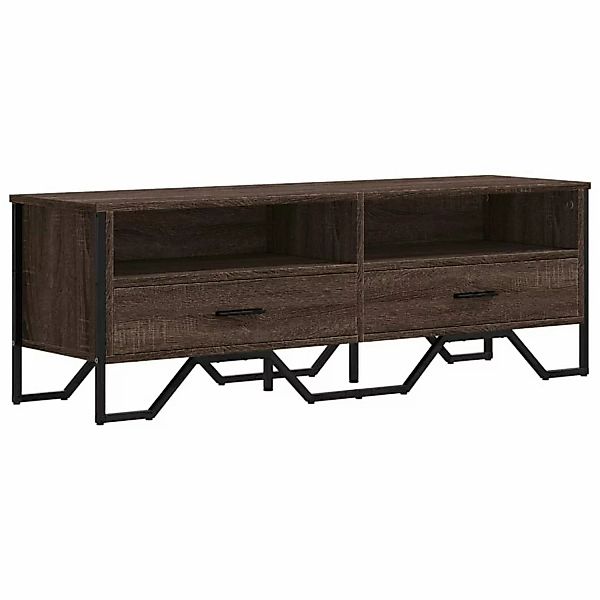 VidaXL TV-Schrank Braun Eichen-Optik 122x34x41 cm Holzwerkstoff 1 günstig online kaufen