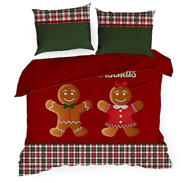 Eurofirany Bettwäsche Weihnachtsbettwäsche, Weihnachtsgeschenk Satinbaumwol günstig online kaufen