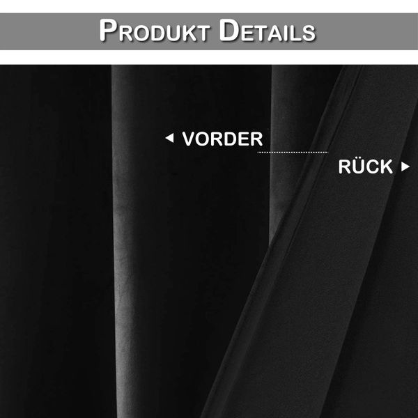 LMaxhome Vorhang Samt Verdunklungsvorhänge Kurz Fenster günstig online kaufen
