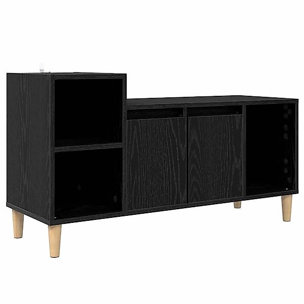 vidaXL TV-Schrank Schwarz Eichen-Optik 100 x 35 x 55 cm Holzwerkstoff 88102 günstig online kaufen