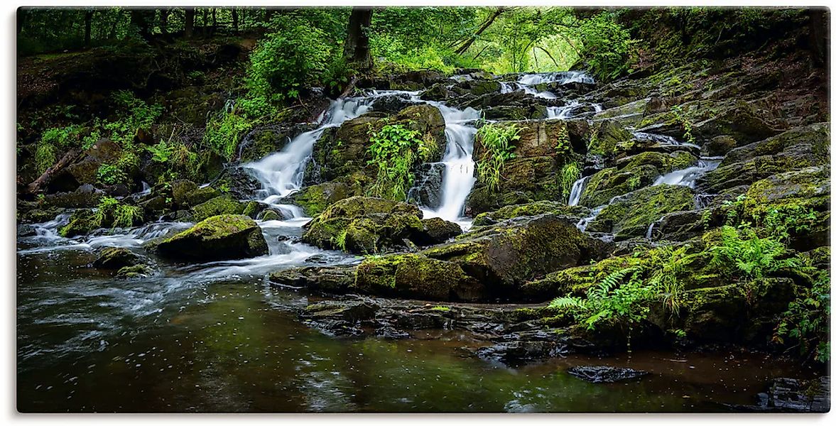 Artland Wandbild "Wasserfall Panorama", Wasserfallbilder, (1 St.), als Lein günstig online kaufen