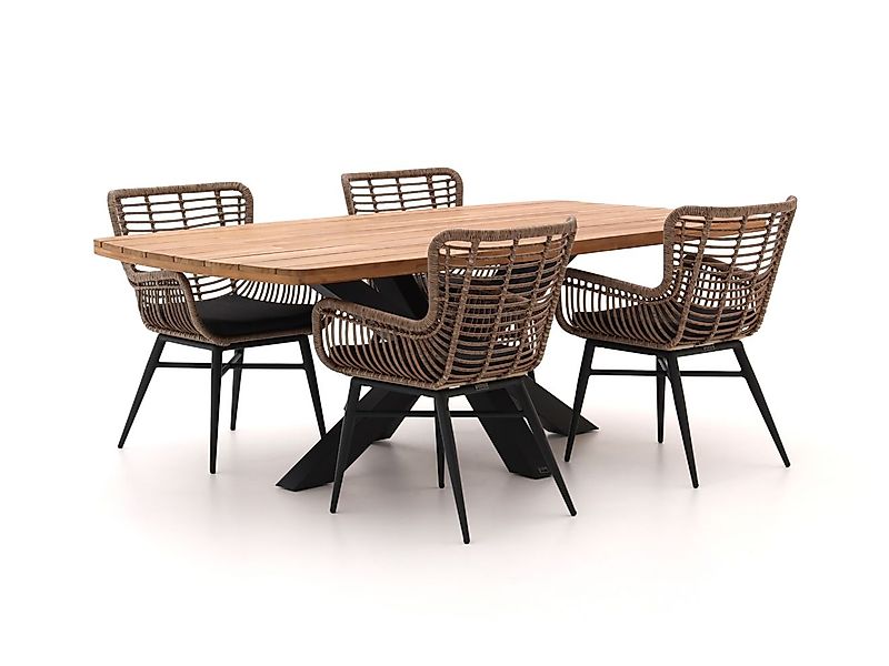 Intenso Asti/ Induno Dänisch oval 220 cm Gartenmöbel-Set 7-teilig günstig online kaufen