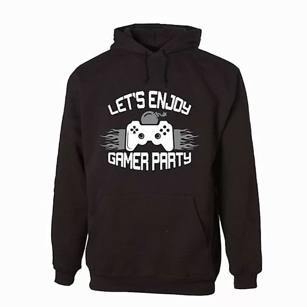 G-graphics Hoodie Let´s enjoy gamer Party Unisex mit trendigem Frontprint f günstig online kaufen