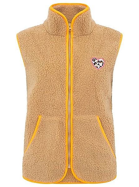 Zwillingsherz Fleeceweste Teddyweste "Leo Herzpatch" günstig online kaufen