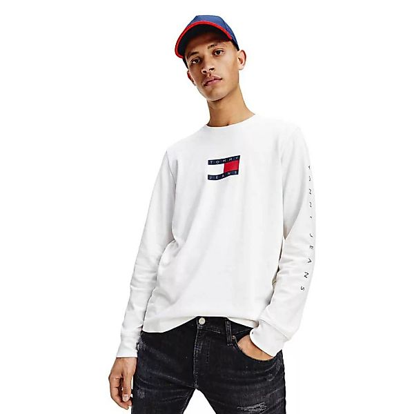 Tommy Jeans Box Flag Langarm-t-shirt XL White günstig online kaufen