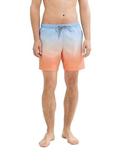 TOM TAILOR Denim Badeshorts gemustert mit günstig online kaufen
