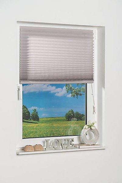 K-HOME Plissee COMO, Lichtschutz, freihängend, Klettband günstig online kaufen