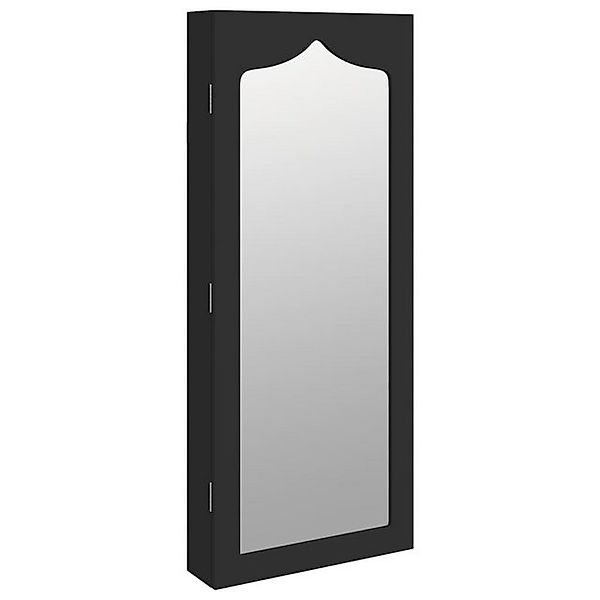 vidaXL Spiegelschrank Schmuckschrank mit Spiegel Wandmontage Schwarz 37,5x1 günstig online kaufen
