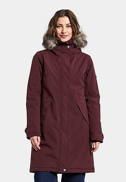 Didriksons Winterjacke Damen Wintermantel Kapuze aus Kunstfell ERNA günstig online kaufen