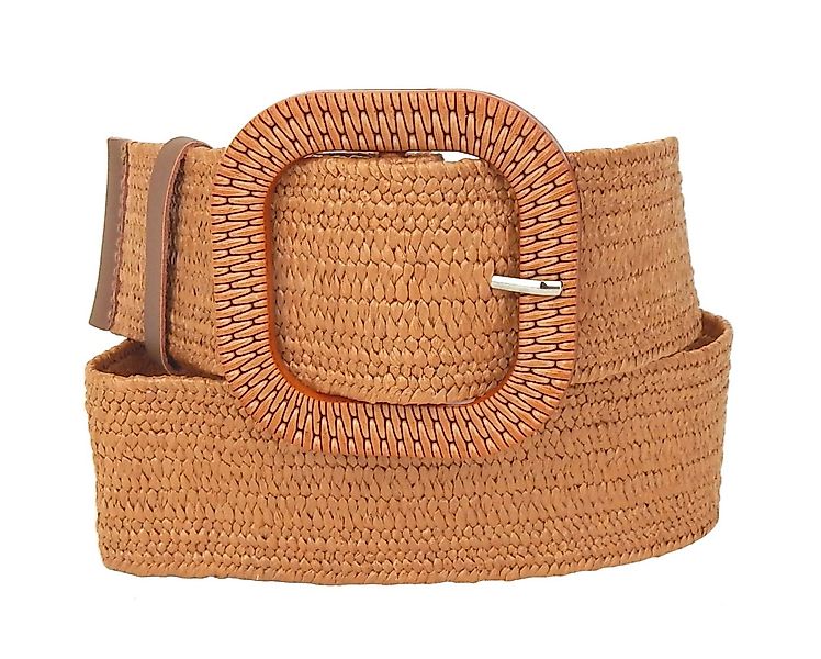 Ella Jonte Flechtgürtel Stretchgürtel Boho in Bastoptik dehnbar 80-95 cm günstig online kaufen