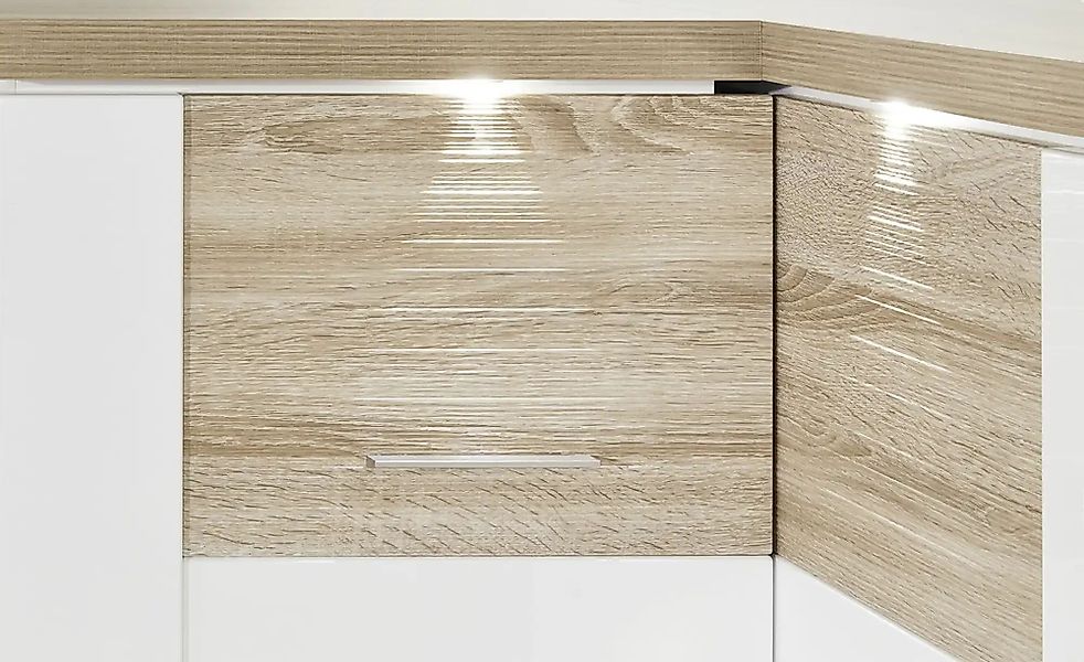 uno Eck-Highboard   Titan ¦ weiß ¦ Maße (cm): H: 131 Kommoden & Sideboards günstig online kaufen