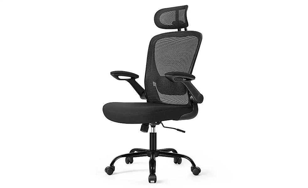 Bürodrehstuhl   ¦ schwarz ¦ Maße (cm): B: 64 H: 130 Stühle > Bürostühle - H günstig online kaufen