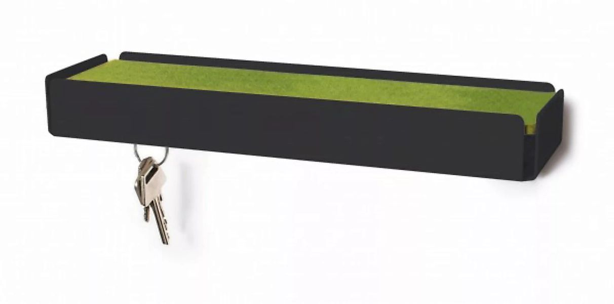 Schlüsselbrett KEY-BOX schwarz Filz grün günstig online kaufen