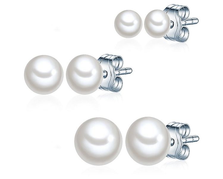 Valero Pearls Schmuckset silber (6-tlg), aus Süßwasser-Zuchtperlen günstig online kaufen