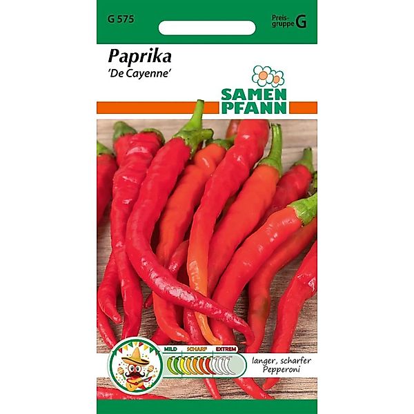 SAMEN PFANN Paprika De Cayenne günstig online kaufen